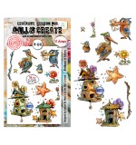 Sunday Play A6 Stamp Sets Birdhouse of Letters by Autour De Mwa & Co
