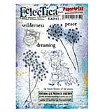 SO: PaperArtsy Eclectica E³ Alison Bomber #41 Pressed Umbels Edition - Mounted Rubber Stamp