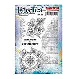 PaperArtsy Eclectica E³ Scrapcosy #49 Mounted Rubber Stamp Set