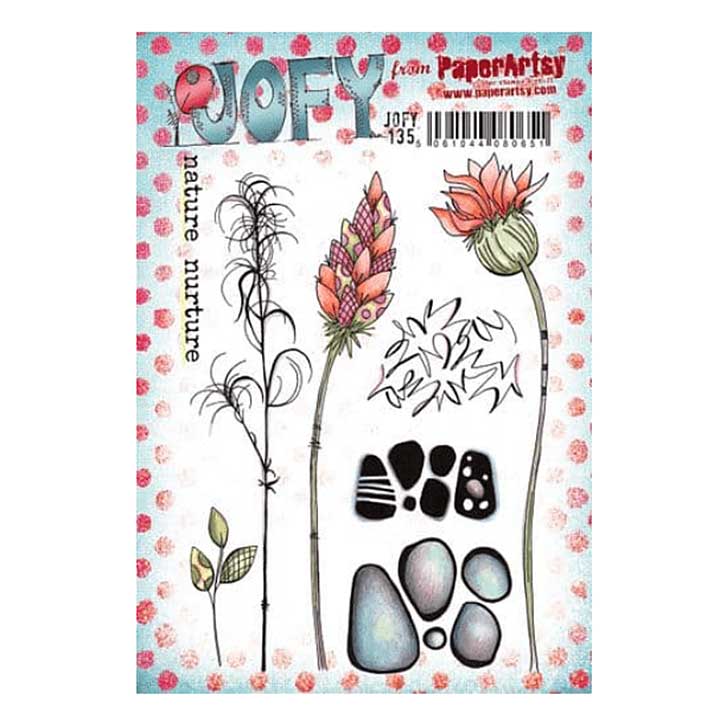 PaperArtsy JOFY Collection #135 Mounted Rubber Stamp Set