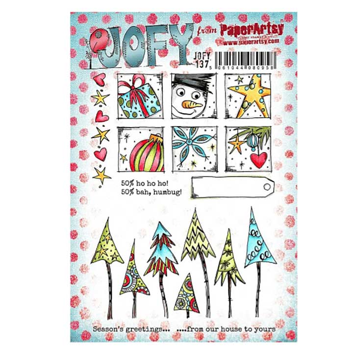 PaperArtsy JOFY Collection 1#37 Mounted Rubber Stamp Set