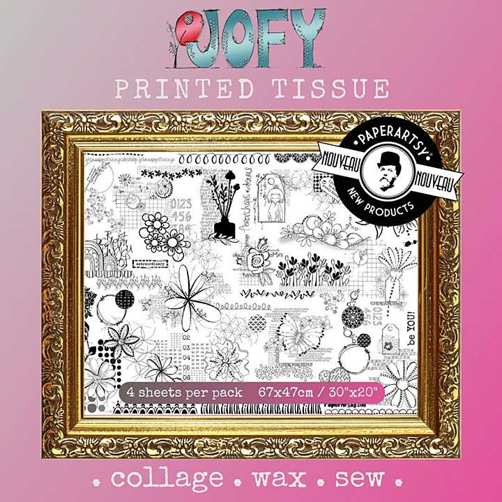 PaperArtsy Printed Tissue Paper - JoFY