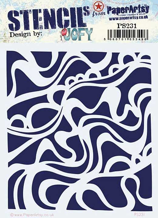 SO: PaperArtsy Stencil - JOFY #231