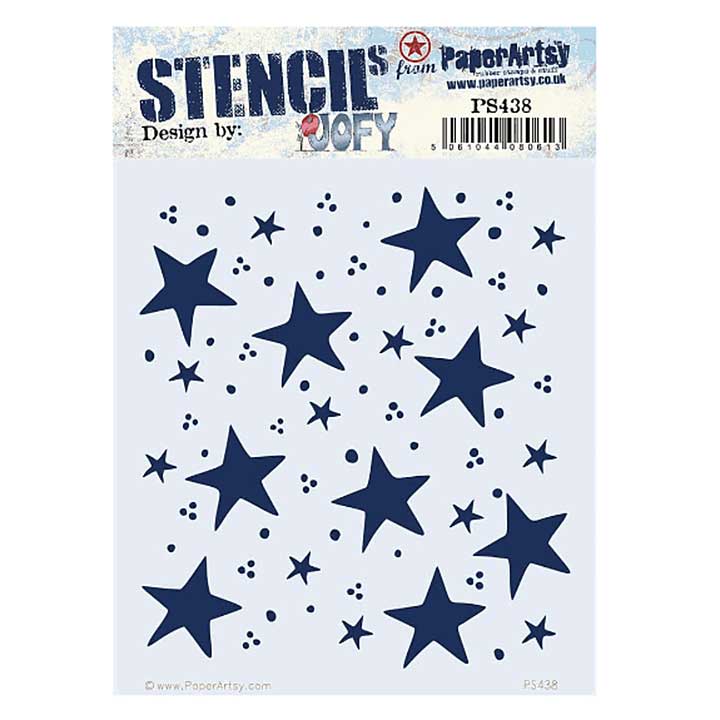 SO: PaperArtsy Stencil - JOFY #438 - Stars