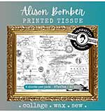 PaperArtsy Printed Tissue Collage Paper Alison Bomber