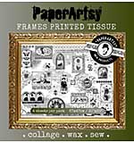 PaperArtsy Printed Tissue Collage Paper - Frames