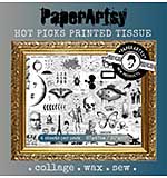 PaperArtsy Printed Tissue Collage Paper - Hot Picks