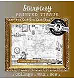 PaperArtsy Printed Tissue Collage Paper - Scrapcosy