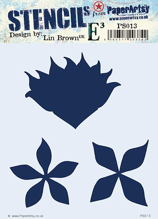 PaperArtsy Stencil #013 Lin Brown