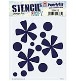 PaperArtsy Stencil #022 Retro JOFY