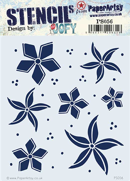 PaperArtsy Stencil #056 Jofy