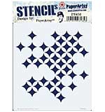 PaperArtsy Stencil #456 Overlapping Circles