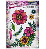 PaperArtsy Stamp Set - Tracy Scott 097 Floral Boquet