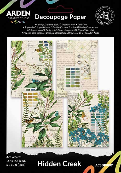 SO: Arden Creative Studio Hidden Creek Decoupage Paper (HC24)