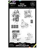 Arden Creative Studio Maker Series ARTful Ledgers #01 4x6 Stamp Set (HC24)