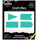 Arden Creative Studio Maker Series Banner Shapes 01 Craft Die Set (PS)