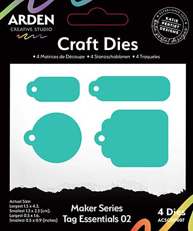 Arden Creative Studio Maker Series Tag Essentials 02 Craft Die Set (PS)