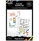Arden Creative Studio Page Starters 6in x 8in Rub-On Transfer Set (PS)