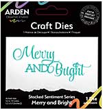 ACS Sentiment Series Stacked Merry and Bright Craft Die (Season of Joy)