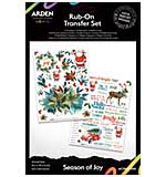 ACS Season of Joy 6in x 8in Rub-On Transfer Set (Season of Joy)