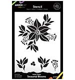ACS Maker Series Seasonal Blooms 6in x 8in Stencil (Season of Joy)