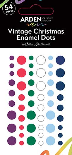 ACS Vintage Christmas Enamel Dots (Vintage Christmas)