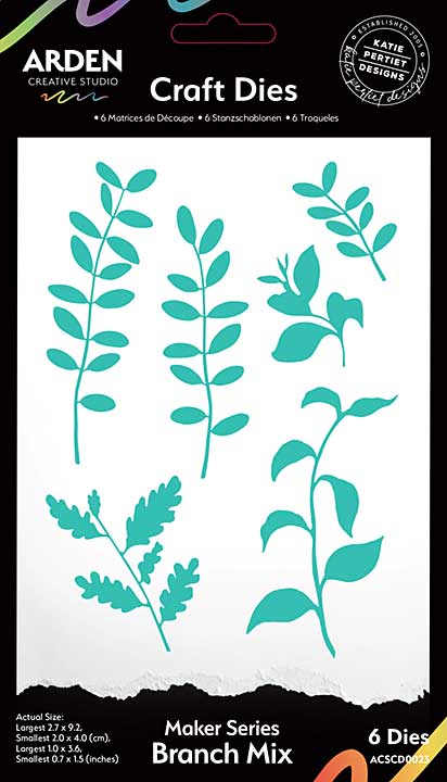 Arden CS Maker Series Branch Mix Craft Die Set (Laurel Grove)
