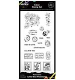 Arden CS Maker Series Letter Box Postmarks 4in x 8in Clear Stamp Set  (Laurel Grove)