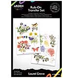 Arden CS Laurel Grove 6in x 8in Rub-On Transfer Set (Laurel Grove)