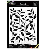 Arden CS Maker Series Lots of Leaves 6in x 8in Stencil (Laurel Grove)