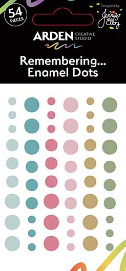 Arden Creative Studio Remembering... Enamel Dots (Remembering)