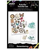 Arden Creative Studio Remembering… 6 in x 8 in Rub-On Transfer Set (Remembering)
