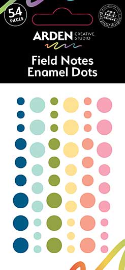 Arden Creative Studio Field Notes Enamel Dots (FN26)