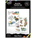 Arden Creative Studio Been There 6x8 Rub-On Transfer Set (BT26)