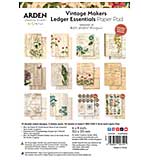 Arden Creative Studio - Vintage Makers Ledger Essentials 6 x 8 Paper Pad