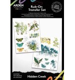 Arden Creative Studio Hidden Creek 6x8 in Rub-On Transfer Set (HC24)