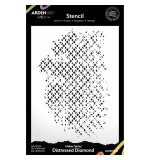 Arden Creative Studio Maker Series Distressed Diamond 6in x 8in Stencil (VM25)