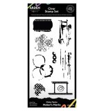 Arden Creative Studio Maker Series Maker's Marks 4 in x 8 in Clear Stamp Set (VM25)