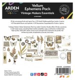 Arden Creative Studio Vintage Makers Essentials Vellum Ephemera Pack (VM25)