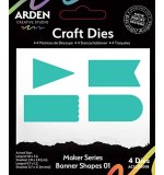 Arden Creative Studio Maker Series Banner Shapes 01 Craft Die Set (PS)