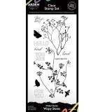 Arden Creative Studio Maker Series Wispy Stems 4in x 8in Clear Stamp Set  (PS)