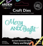 ACS Sentiment Series Stacked Merry and Bright Craft Die (Season of Joy)
