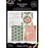 ACS Season of Joy 6in x 8in Decoupage Paper (Season of Joy)