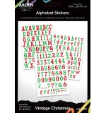 ACS Vintage Christmas Alphabet Stickers (Vintage Christmas)