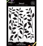 Arden CS Maker Series Lots of Leaves 6in x 8in Stencil (Laurel Grove)