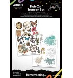 Arden Creative Studio Remembering... 6 in x 8 in Rub-On Transfer Set (Remembering)