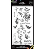 Arden Creative Studio Maker Series Field Notes Meadow 4in x 8in Clear Stamp Set (FN26)