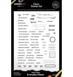 Arden Creative Studio Maker Series Everyday Notes 6in x 8in Clear Stamp Set (FN26)