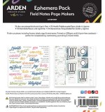 Arden Creative Studio Field Notes Page Makers Ephemera Pack (FN26)
