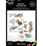 Arden Creative Studio Been There 6x8 Rub-On Transfer Set (BT26)